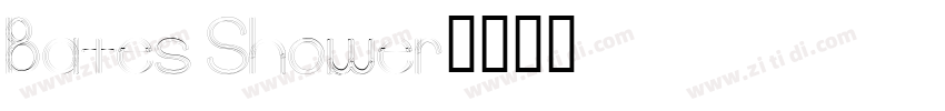 Bates Shower字体转换